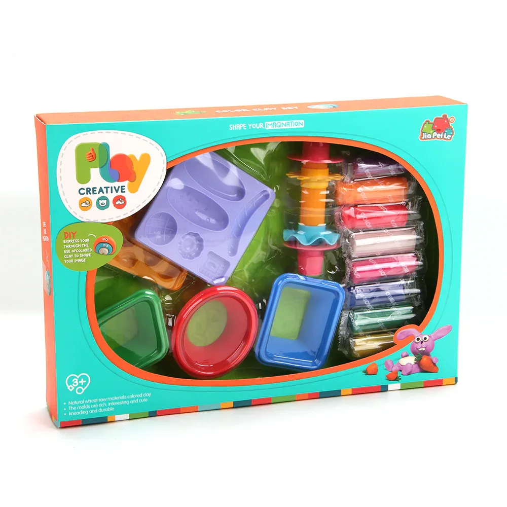 Plasticine/2 models mix/exercise hand-on ability/play with friends Purple (LW)