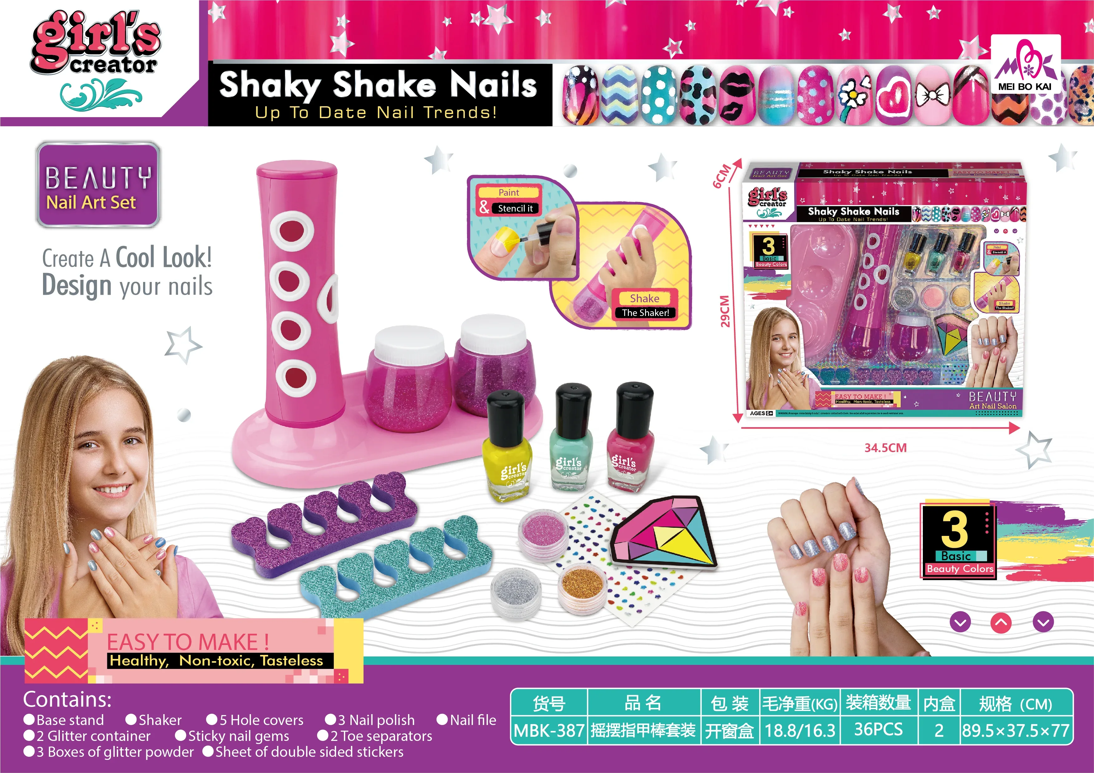Shaky Shake Nails Set