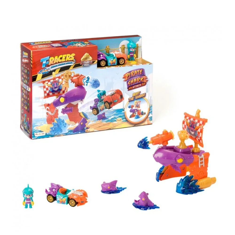 T Racers S Playset 1x4 Pirate Shark V. 0 (JZ)
