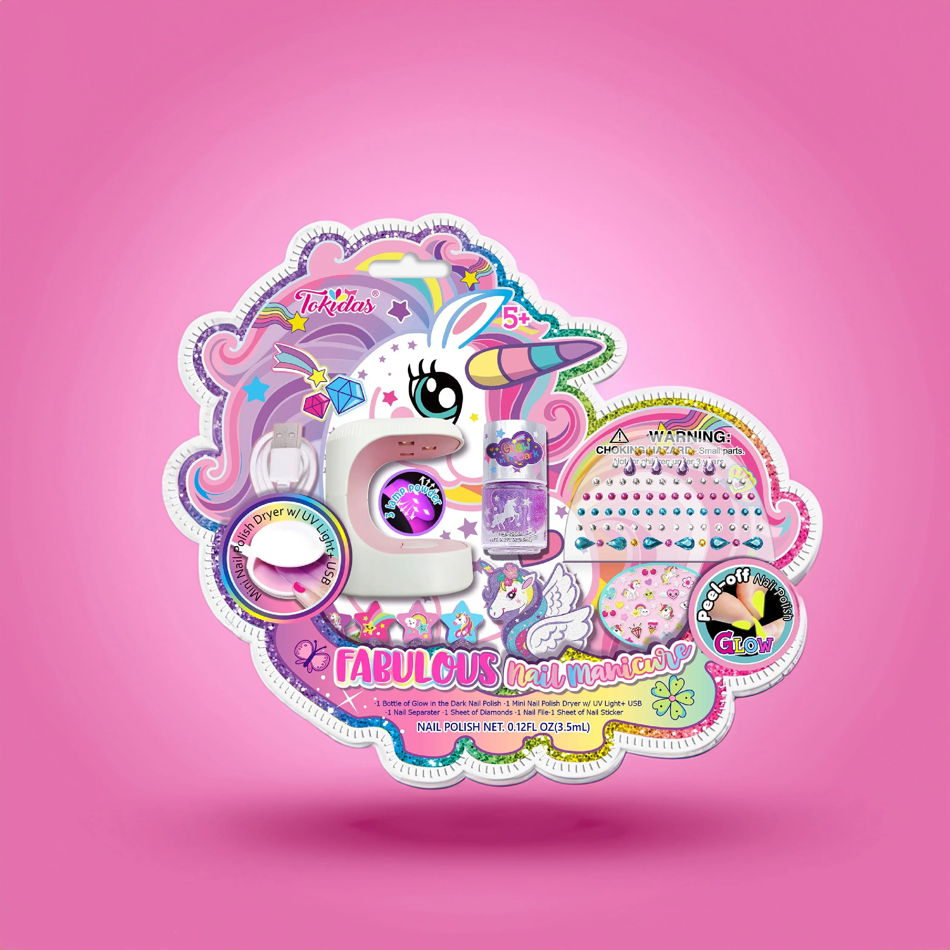 Tokidas Fabulous Nail Manicure Glow in the Dark