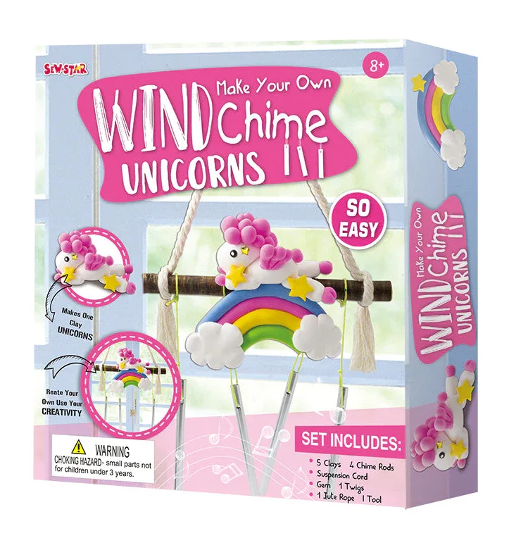 Sew Star Wind Chime-Unicorns