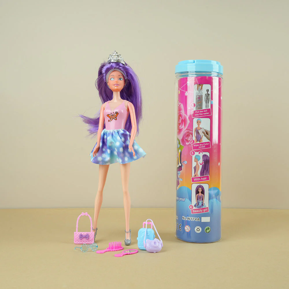 باربي تكشف الألوان