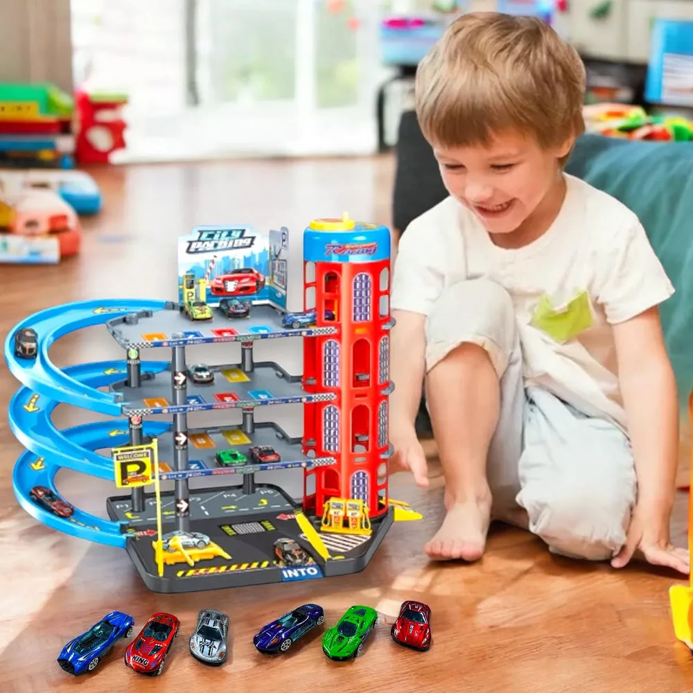 مجموعة ألعاب موقف السيارات