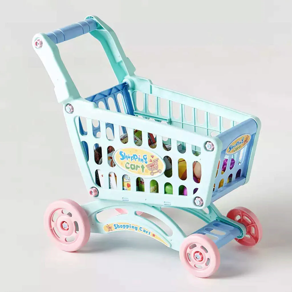 مجموعة ألعاب سوبر ماركت عربة التسوق
