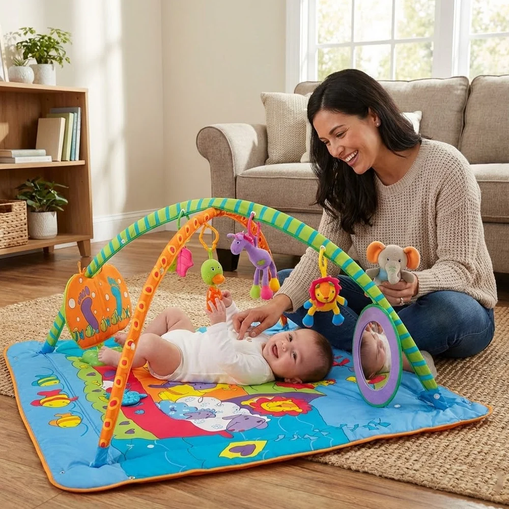 سجادة ألعاب وأنشطة للأطفال