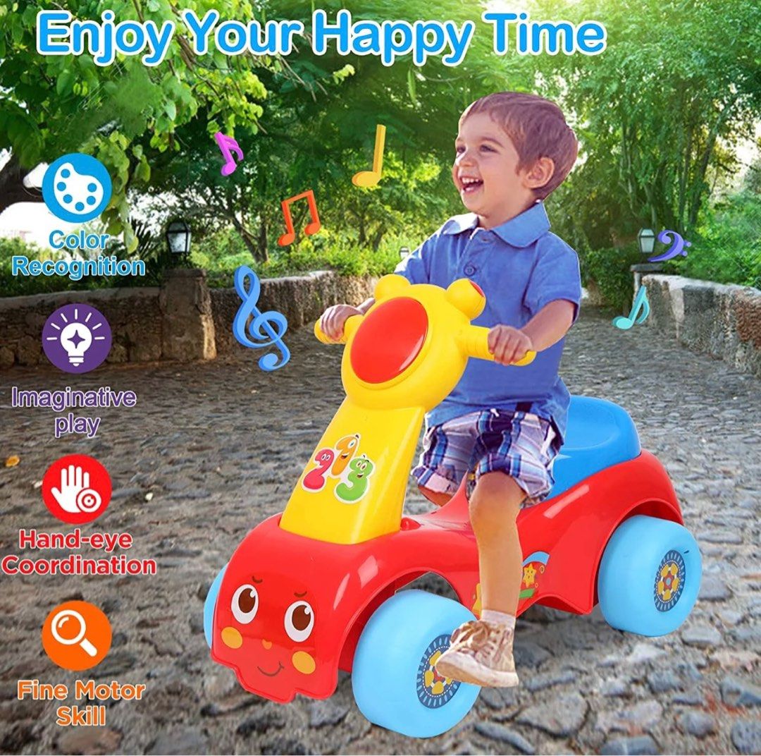 سكوتر ركوب للأطفال مع موسيقى ZA3410 ( حتى 18 شهراً )