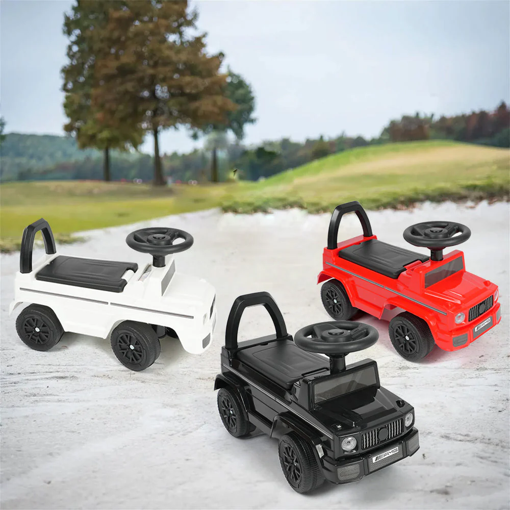 سيارة أطفال ملتوية تدفع باليد