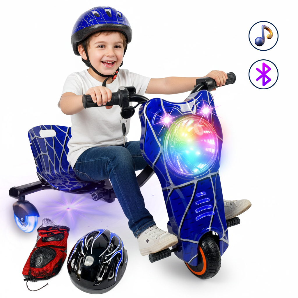 اسكوتر دريفت 36 فولت - أزرق سبايدر