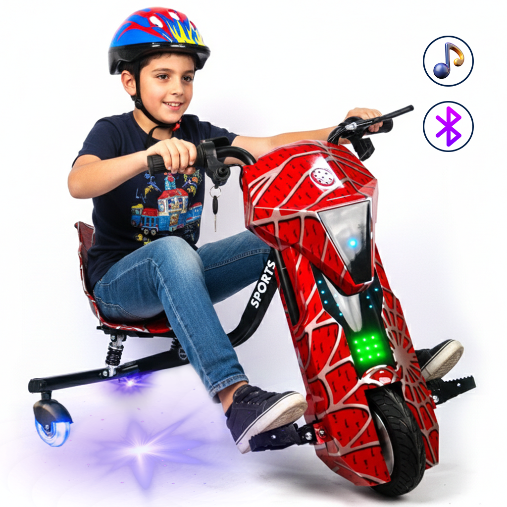 اسكوتر دريفت 36 فولت كبير- احمر سبايدر