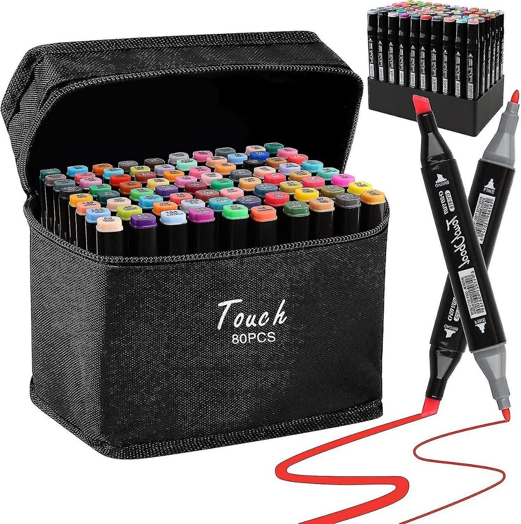 حقيبة الالوان 80 قطعة