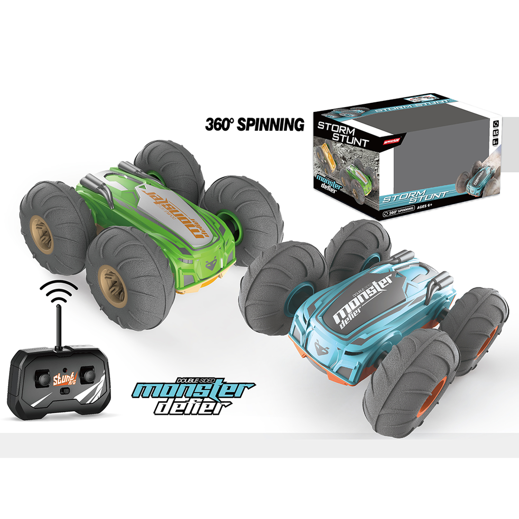 سيارة ريموت وجهين - ازرق