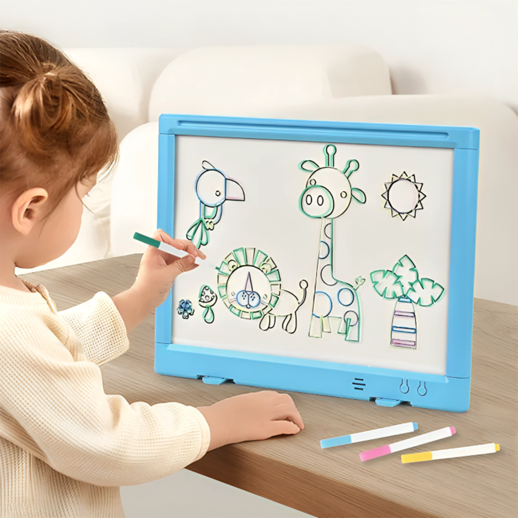 لوحة الرسم المضيئة - ازرق