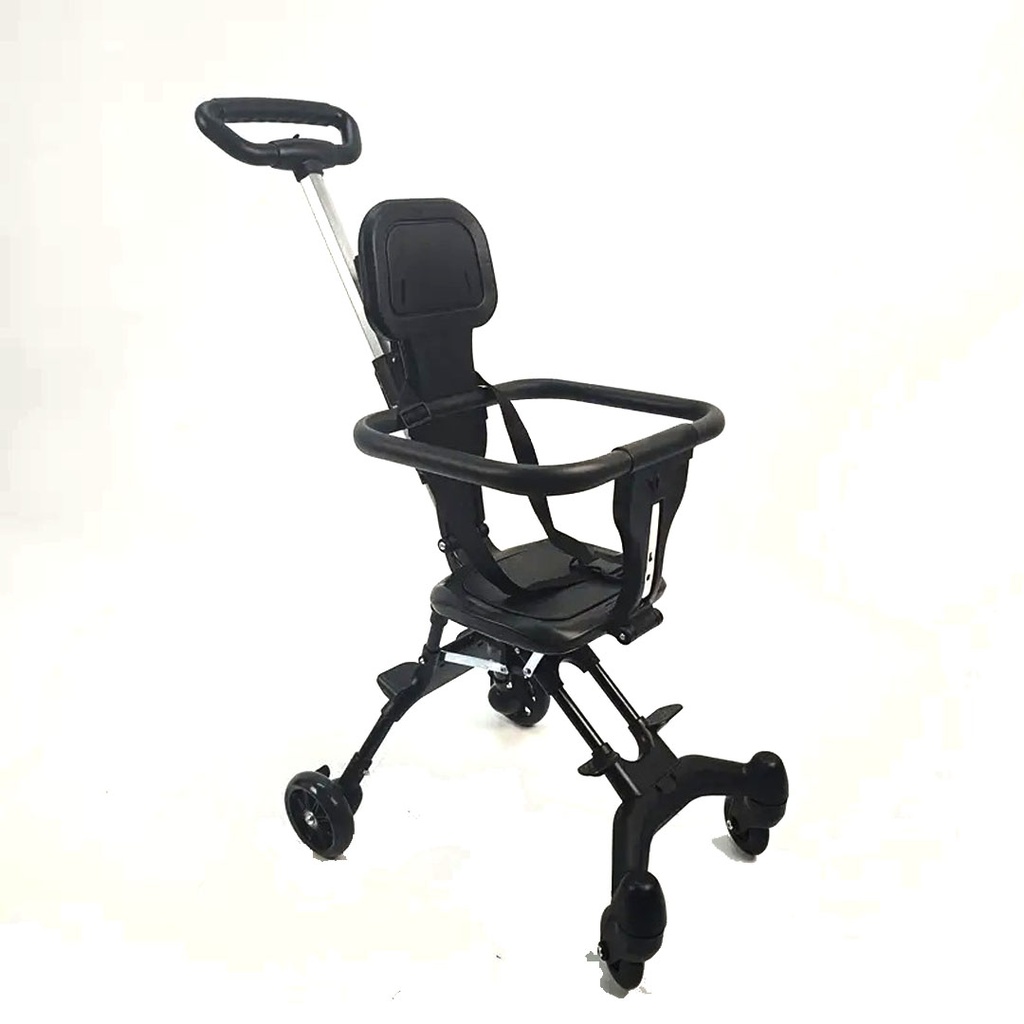 عربة سهلة التصفيط مع مظلة