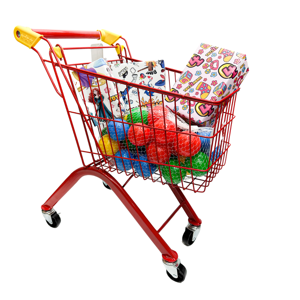 عربة قرقيعان- أحمر