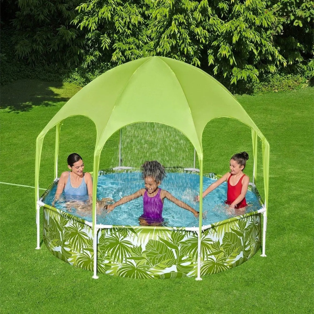 حوض مظلة تركيب مع رشاش ماء