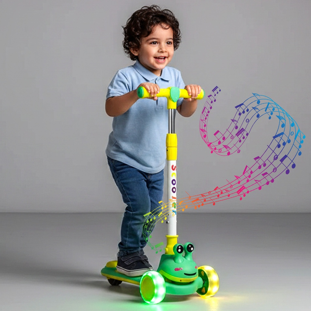 اسكوتر مضئ النملة - اخضر