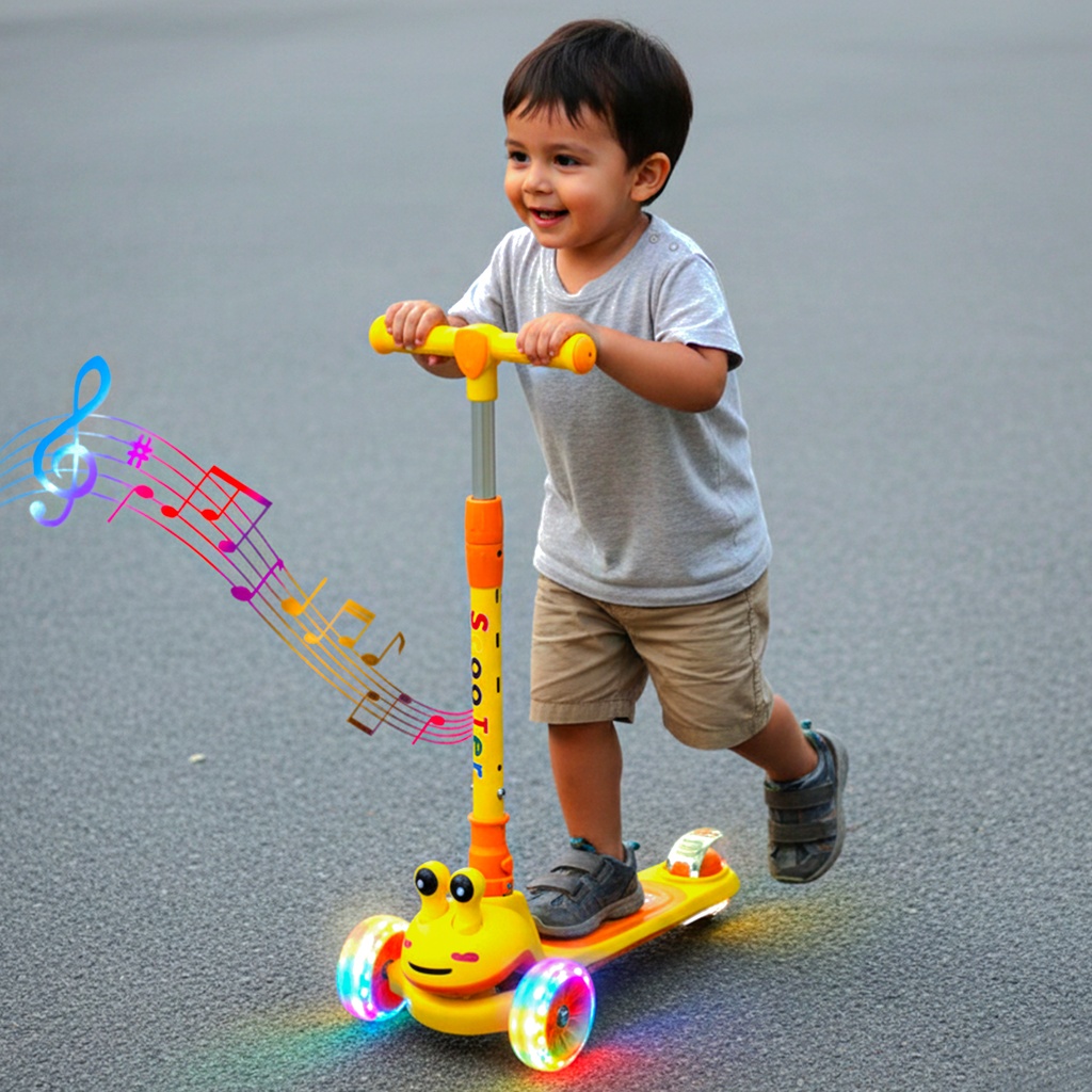 اسكوتر مضئ النملة - اصفر