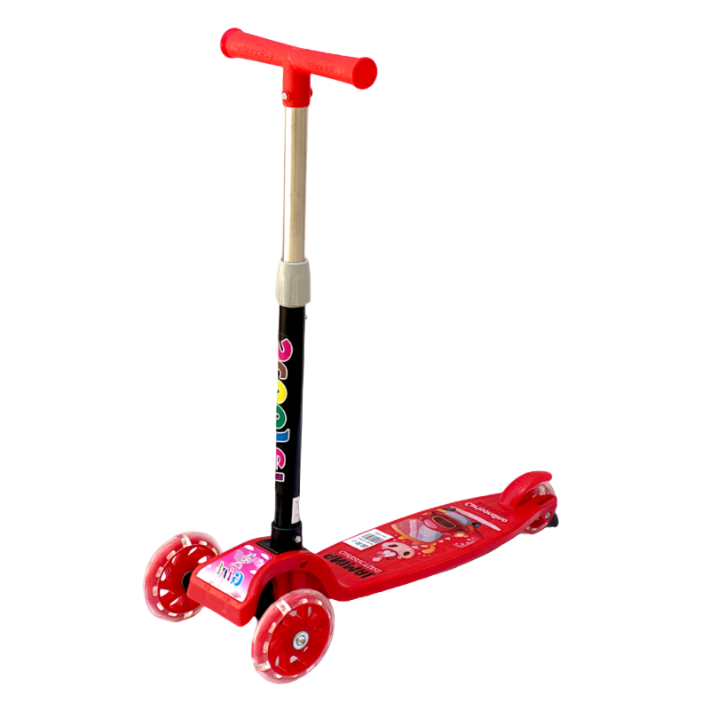 اسكوتر عادي ثلاث تواير - احمر