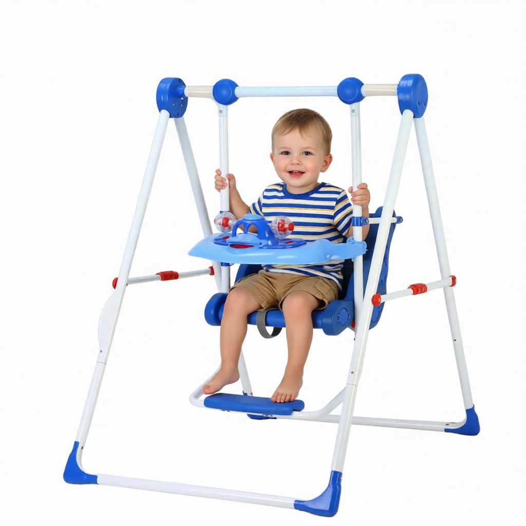 ديرفة طفل مع موسيقي - ازرق