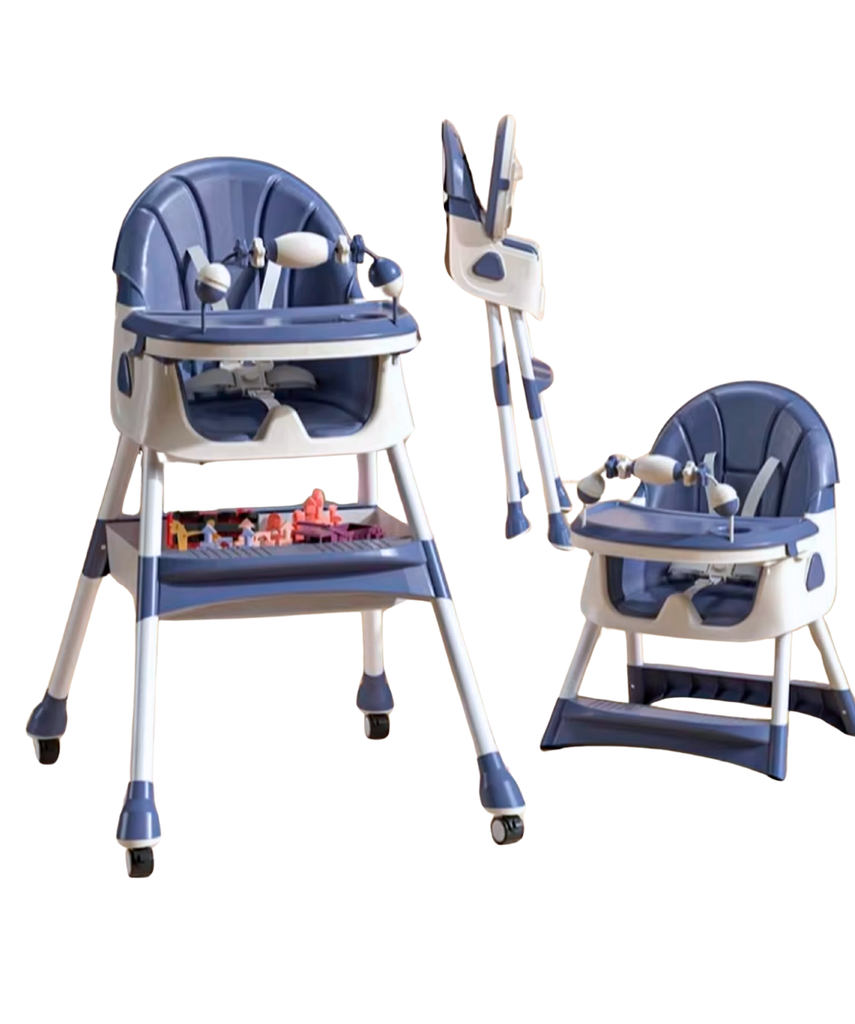 مقعد الطعام للاطفال - ازرق