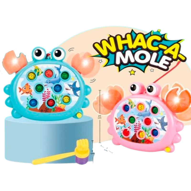 لعبة المطرقة السلطعون - وردي