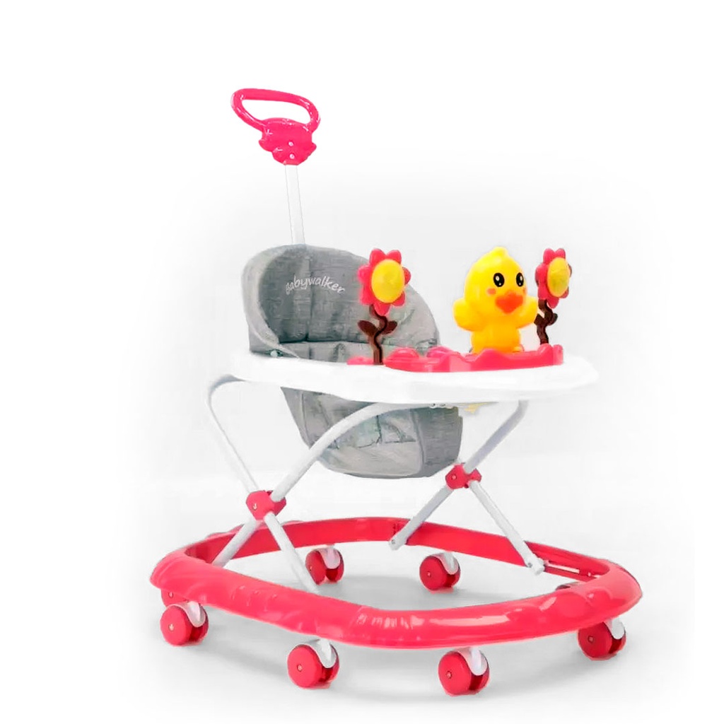 مشاية الاطفال مع عصايا - وردي