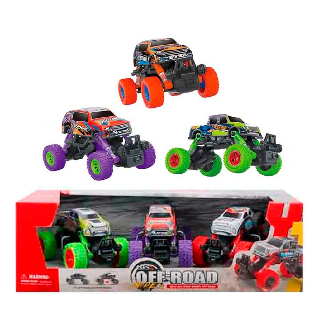 سيارات مونستير 3 في 1