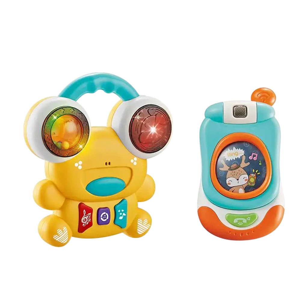 لعبة الضفدع و الهاتف - اصفر