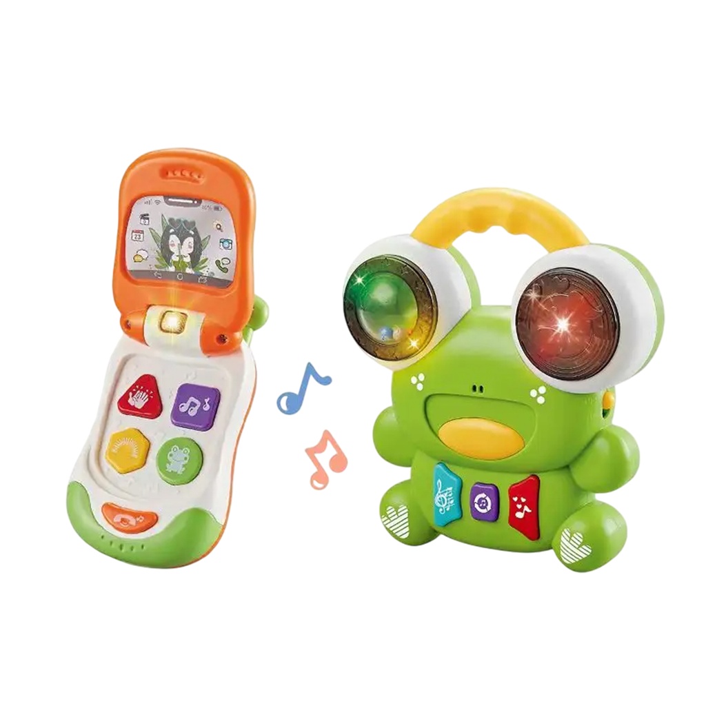 لعبة الضفدع و الهاتف - اخضر