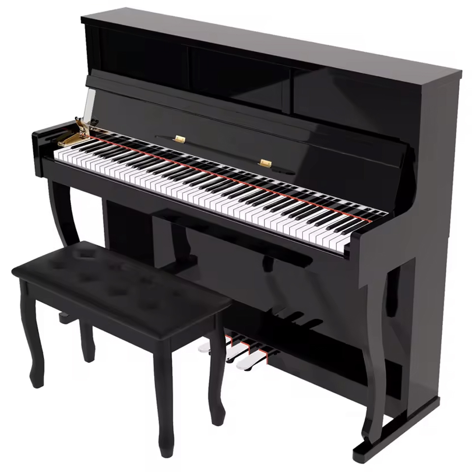 بيانو خشبي حجم كبير