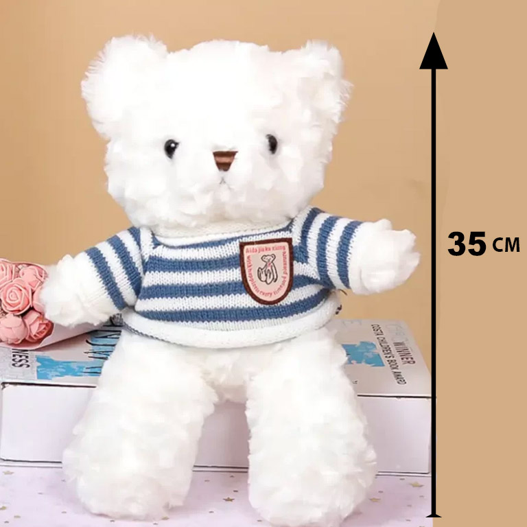 دبدوب فرو - ابيض-ازرق