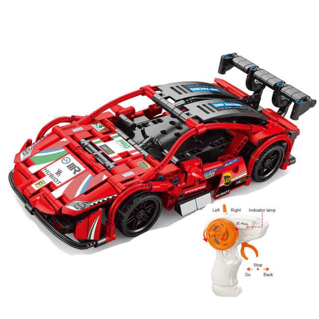 سيارة ليجو تركيب مع ريموت - احمر