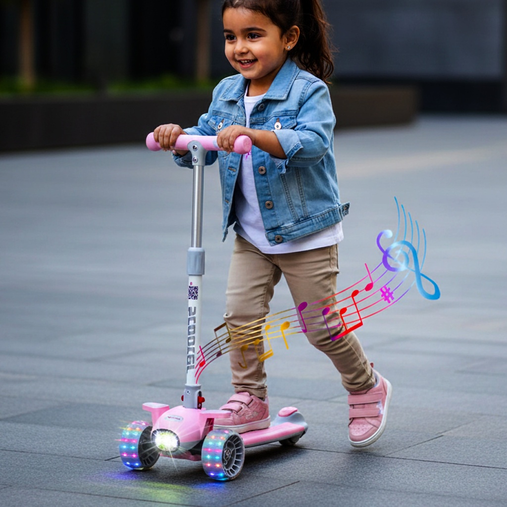 اسكوتر الاطفال - وردي