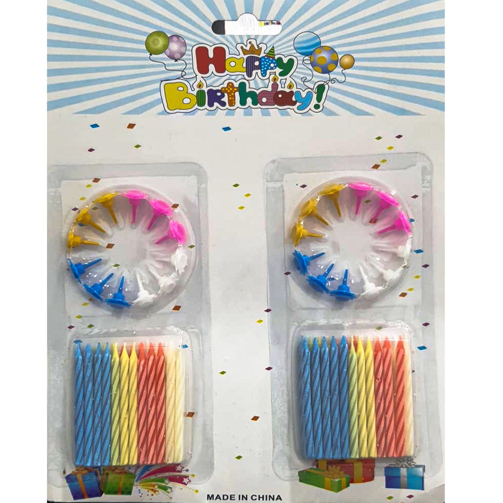 شمع اعياد ميلاد 48 حبة