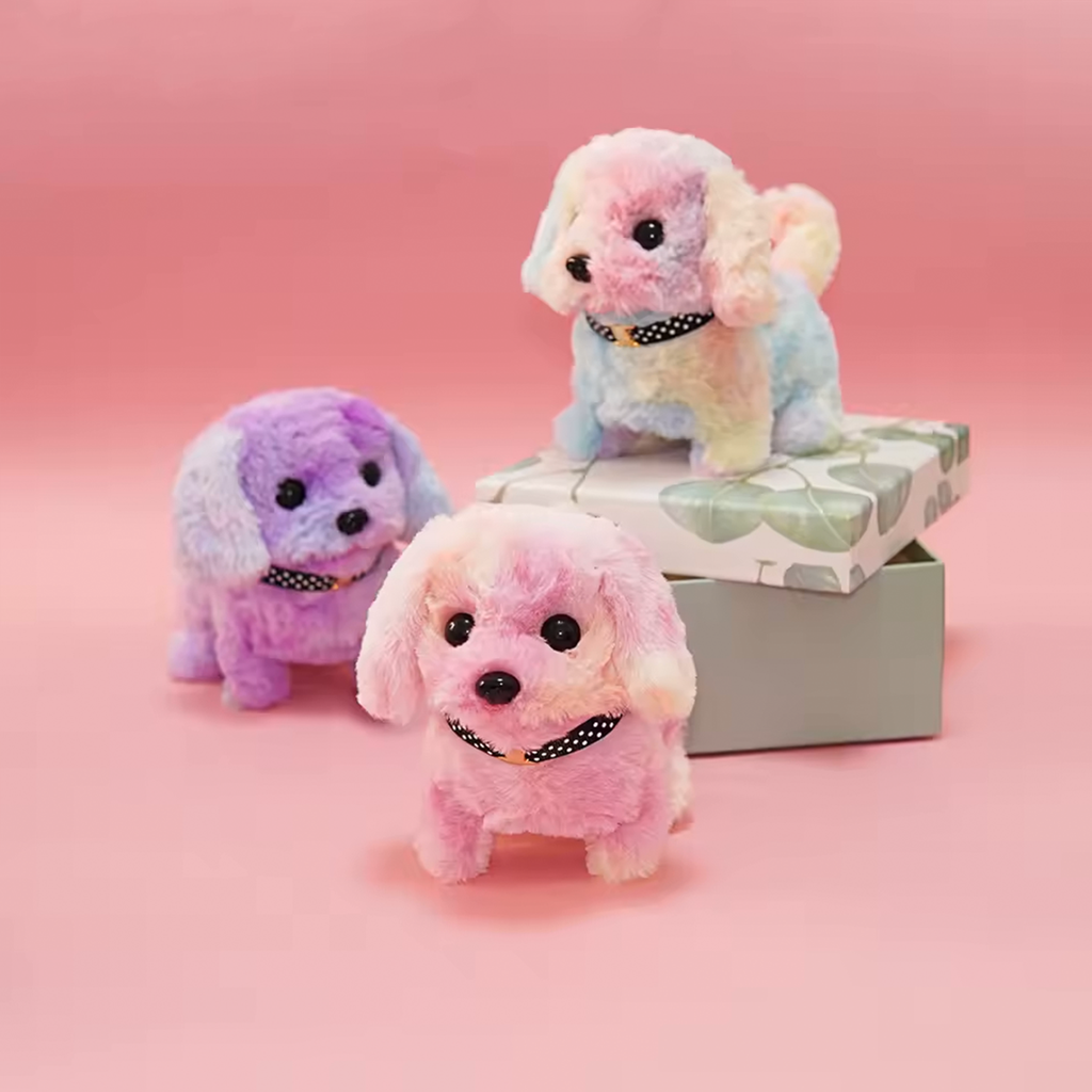 كلب فرو ملون