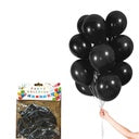 كيس بالونات اسود 10 بالون