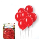 كيس بالونات احمر 10 بالون