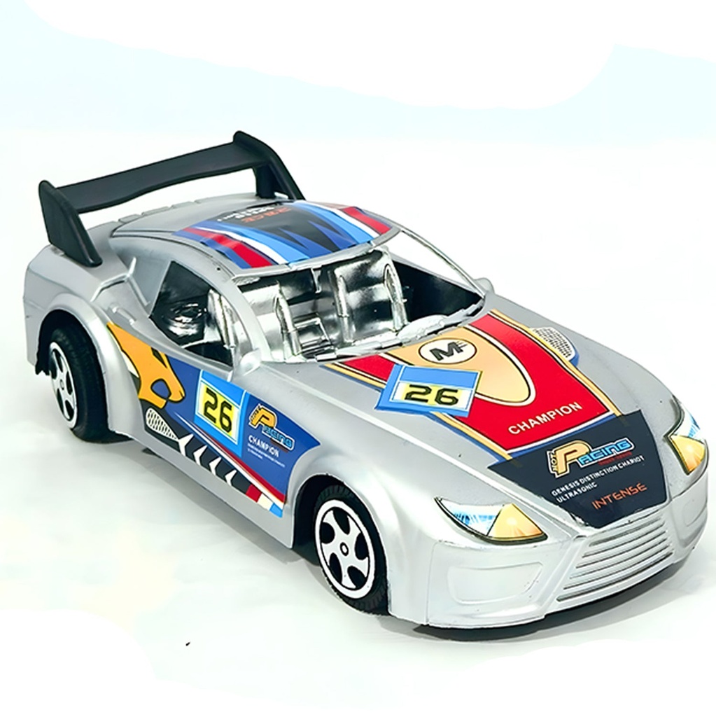 لعبة السيارة 14 سم - رمادي