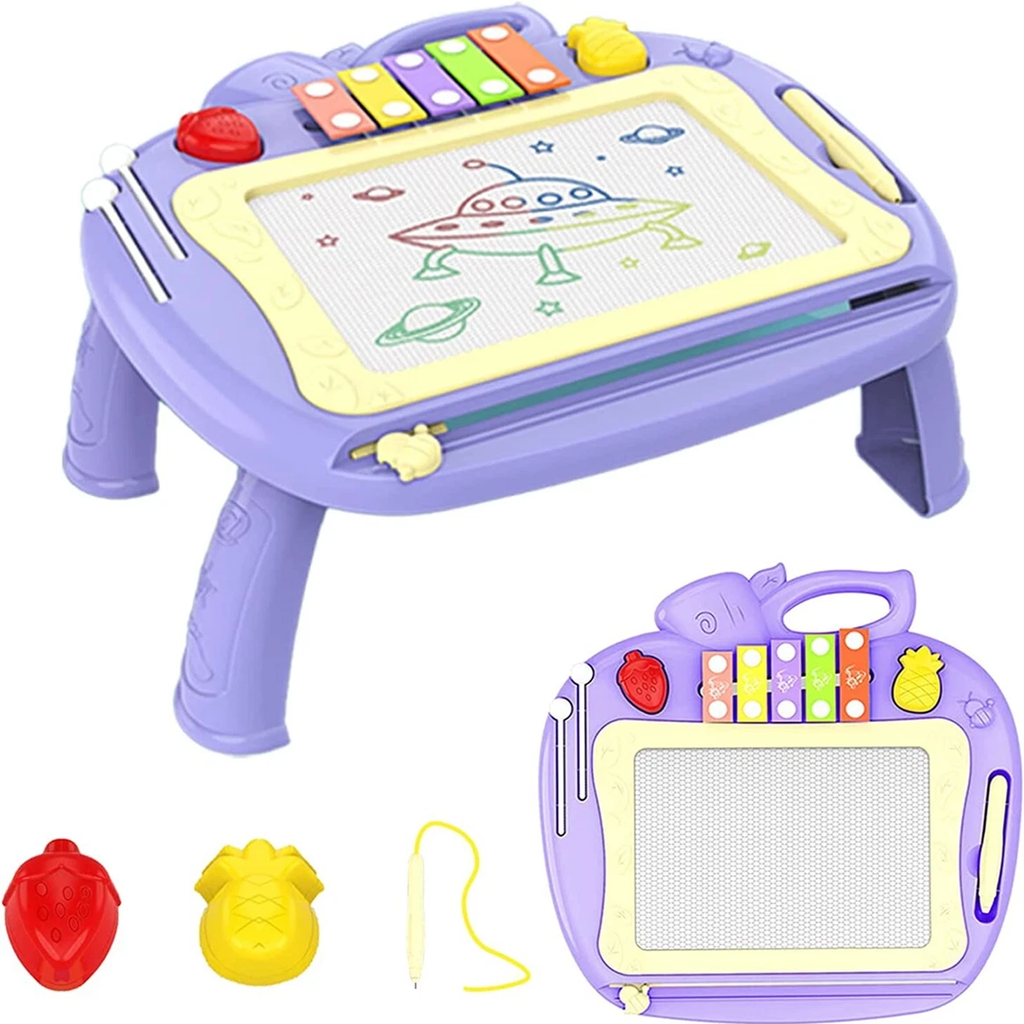 طاولة الرسم 2 في1 - بنفسجي