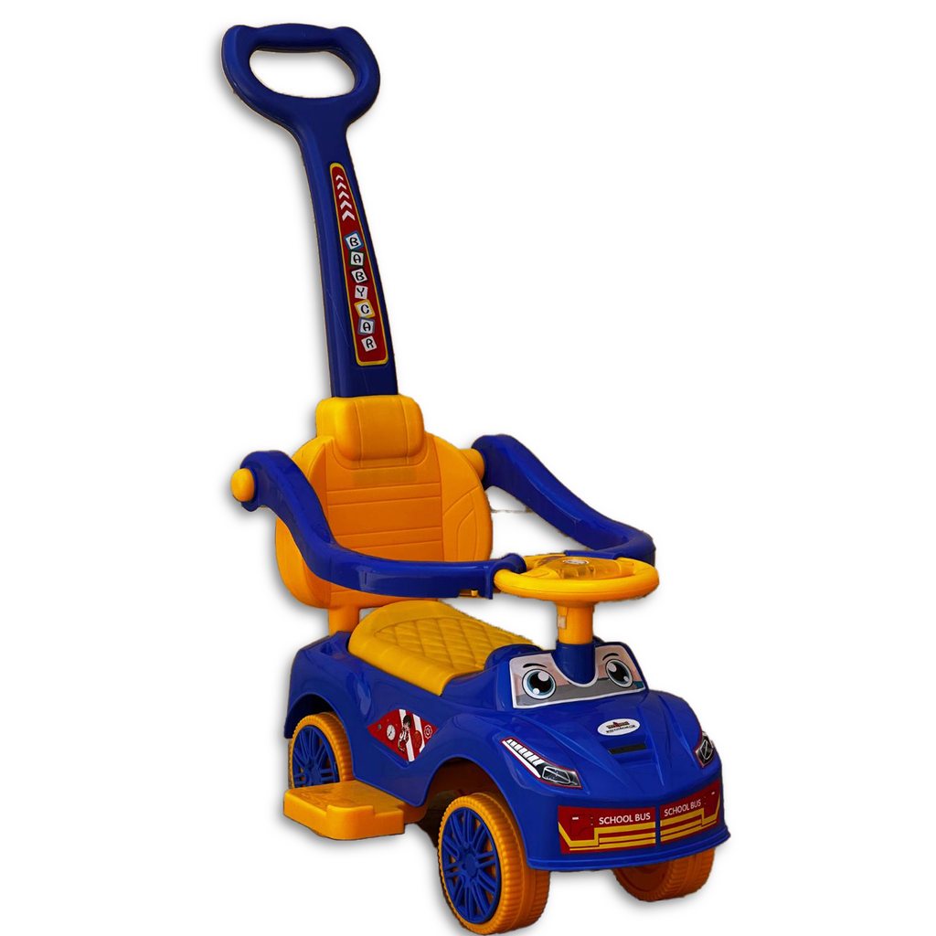 عربة دز كارز 3 في1 - اصفر