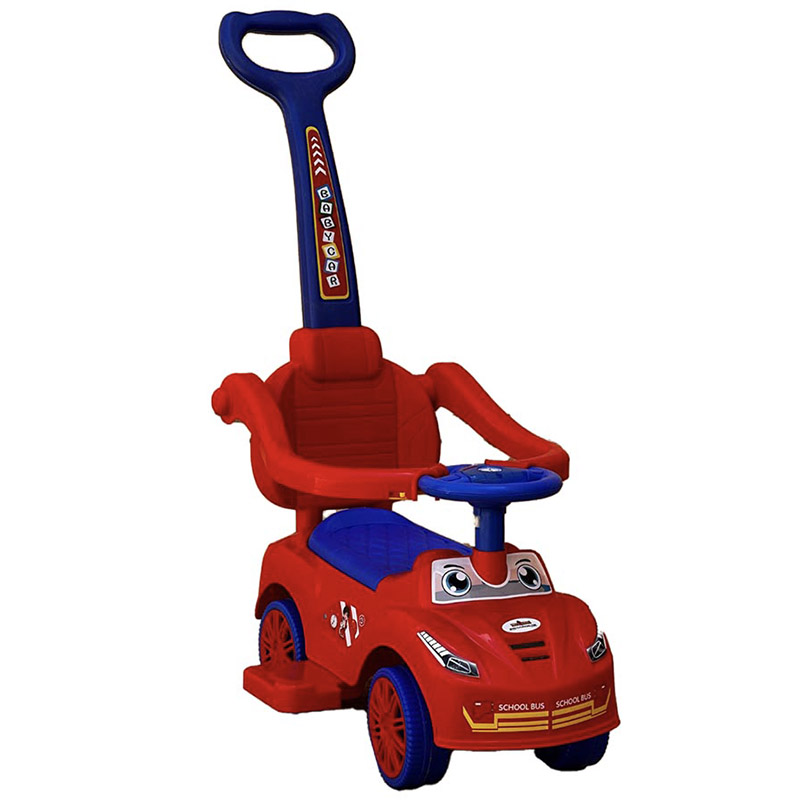 عربة دز كارز 3 في1 - أحمر