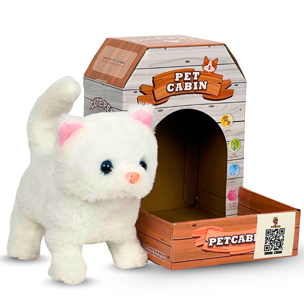 قطة فرو تفاعلية