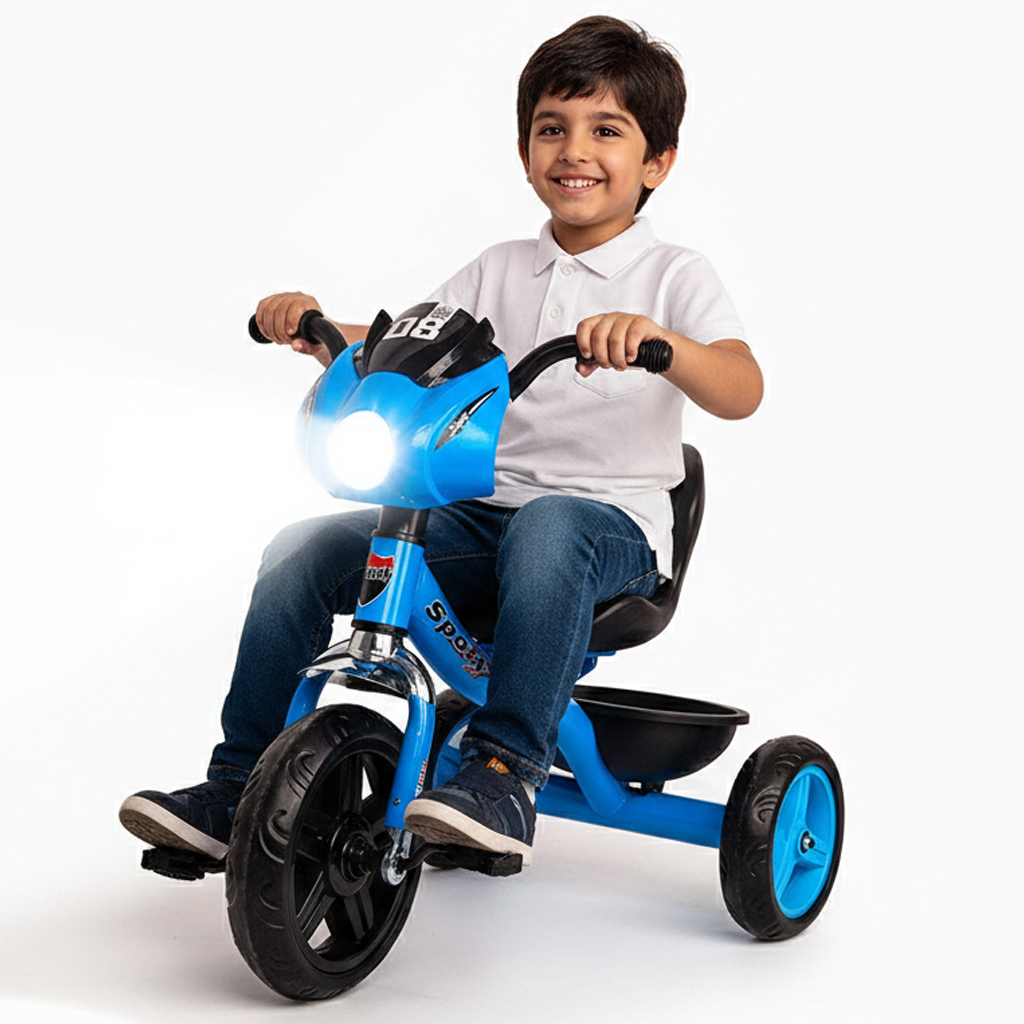 دراجة ثلاث عجلات -ازرق