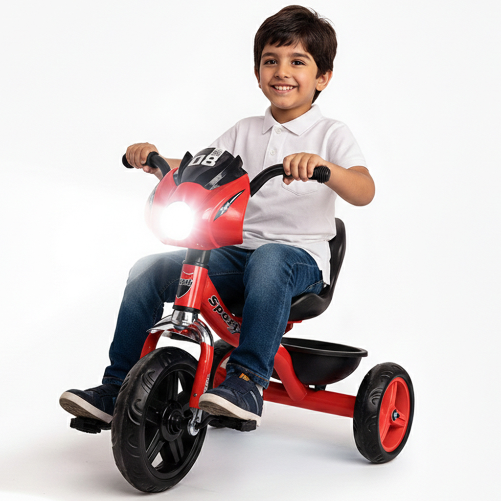 دراجة ثلاث عجلات -احمر