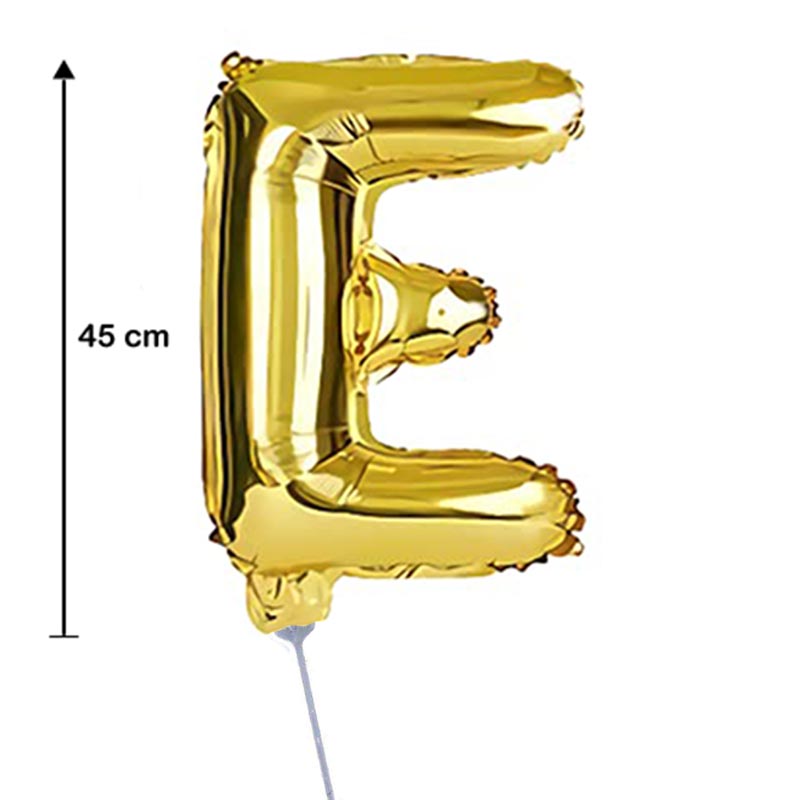 بالون حرف E مقاس 18