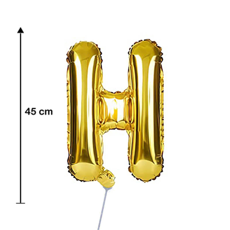 بالون حرف H مقاس 18