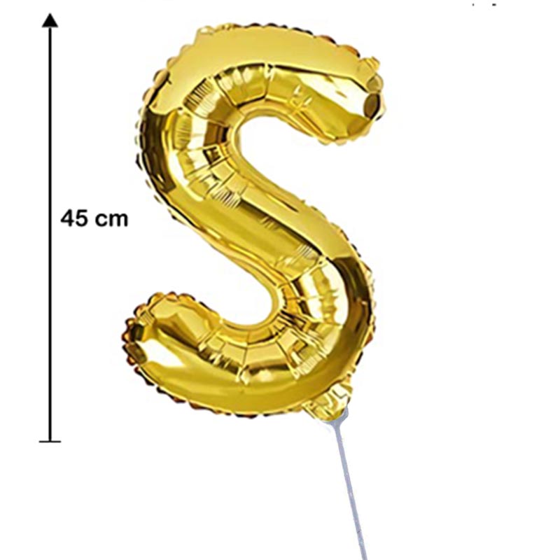 بالون حرف S 18