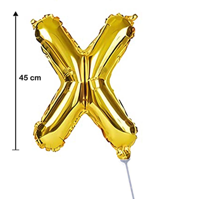 بالون حرف X 18