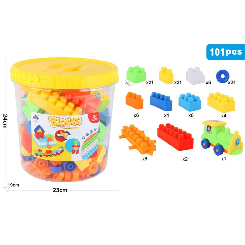 سطل تركيبات 101 قطعة