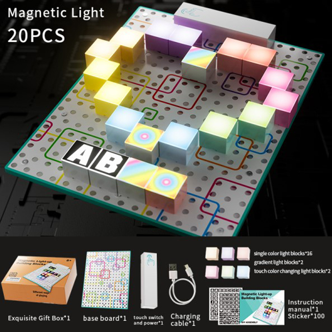 اللوح الذكي المضئ